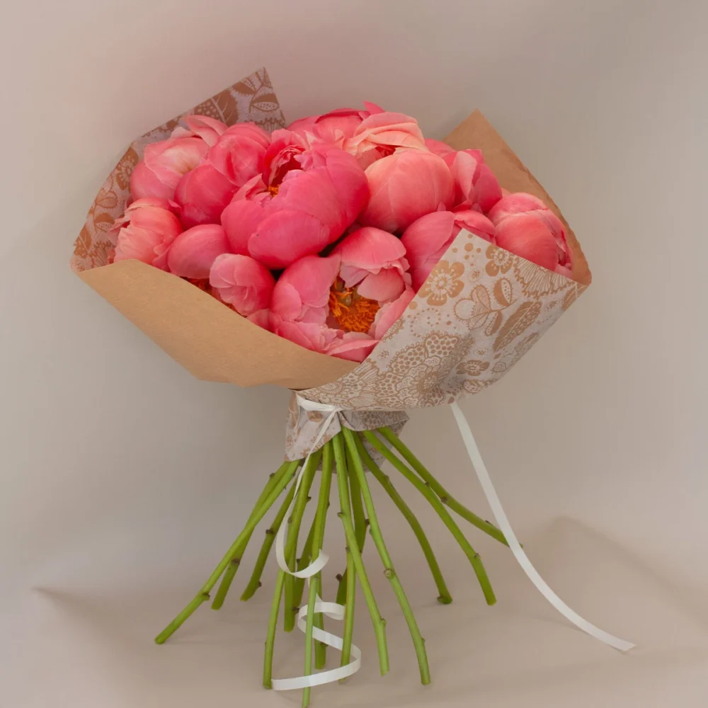 Brassée de pivoines